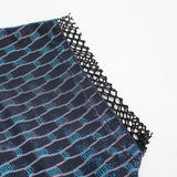 Glimmer' Cyberpunk Mesh Turtleneck Tee