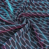 Glimmer' Cyberpunk Mesh Turtleneck Tee