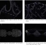 Western Fashion Gothic Embroidered Collar Black Men Velveteen Tuxedo